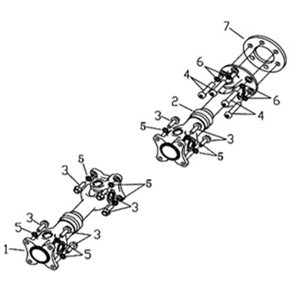 MSA 560 FRONT AND REAR KNUCKLE ASSY