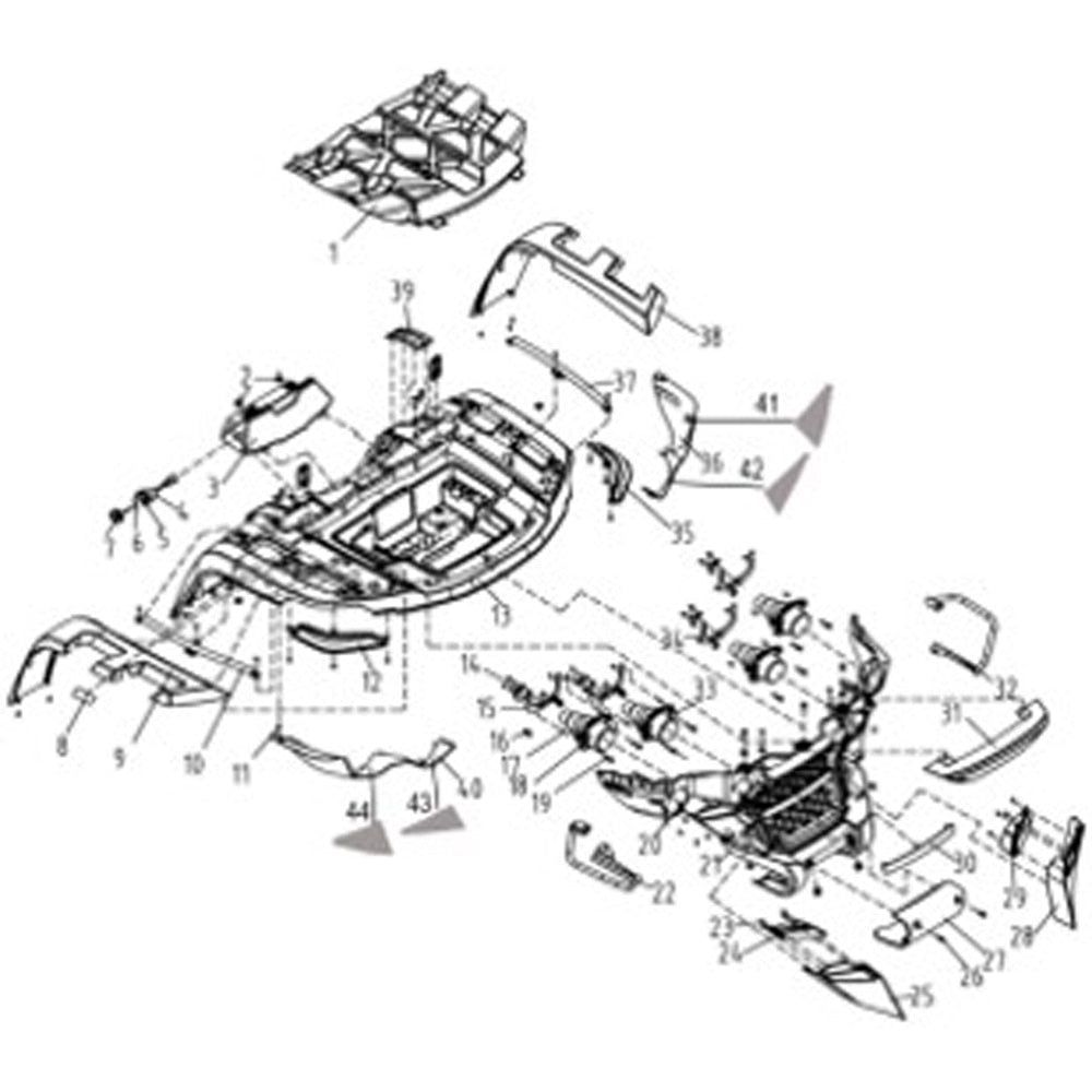 MSA 560 FRONT BODY AND FRAM 1
