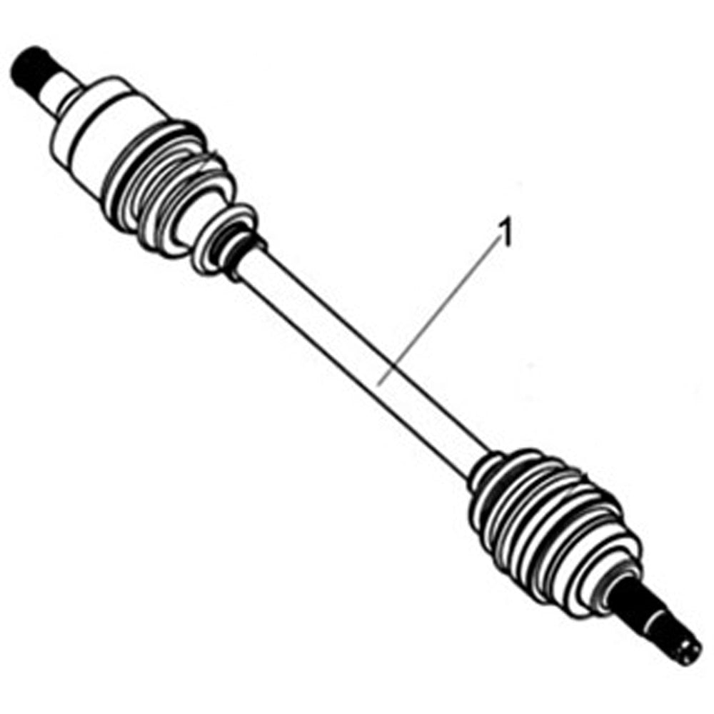 MSA 560 FRONT LEFT DRIVE AXLE (FOR 4WD)