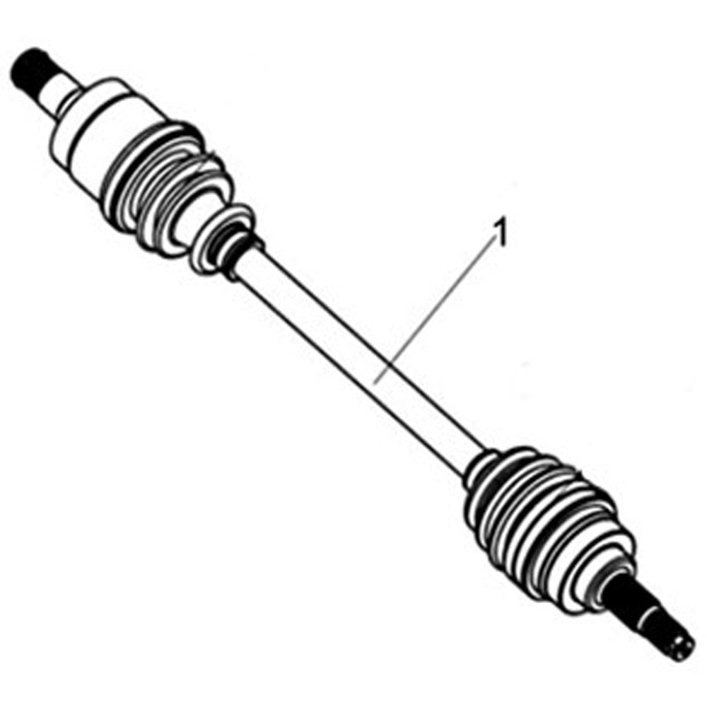 MSA 560 FRONT RIGHT DRIVE AXLE (FOR 4WD)