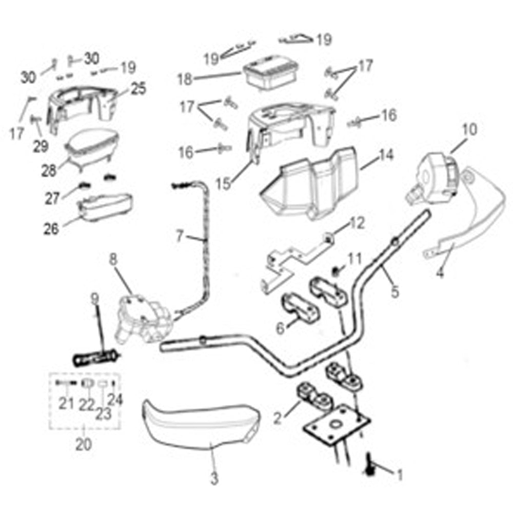 MSA 560 HANDLEBAR