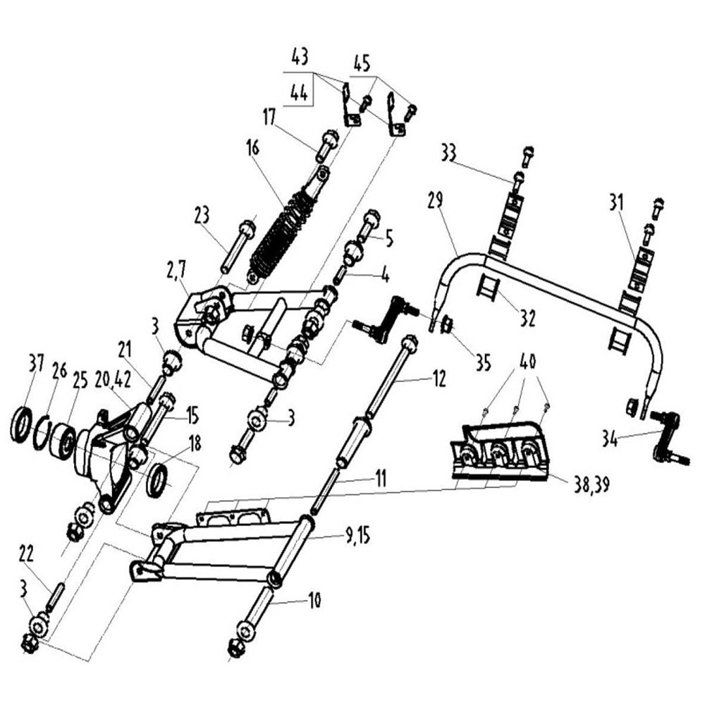 MSA 560 REAR ARM
