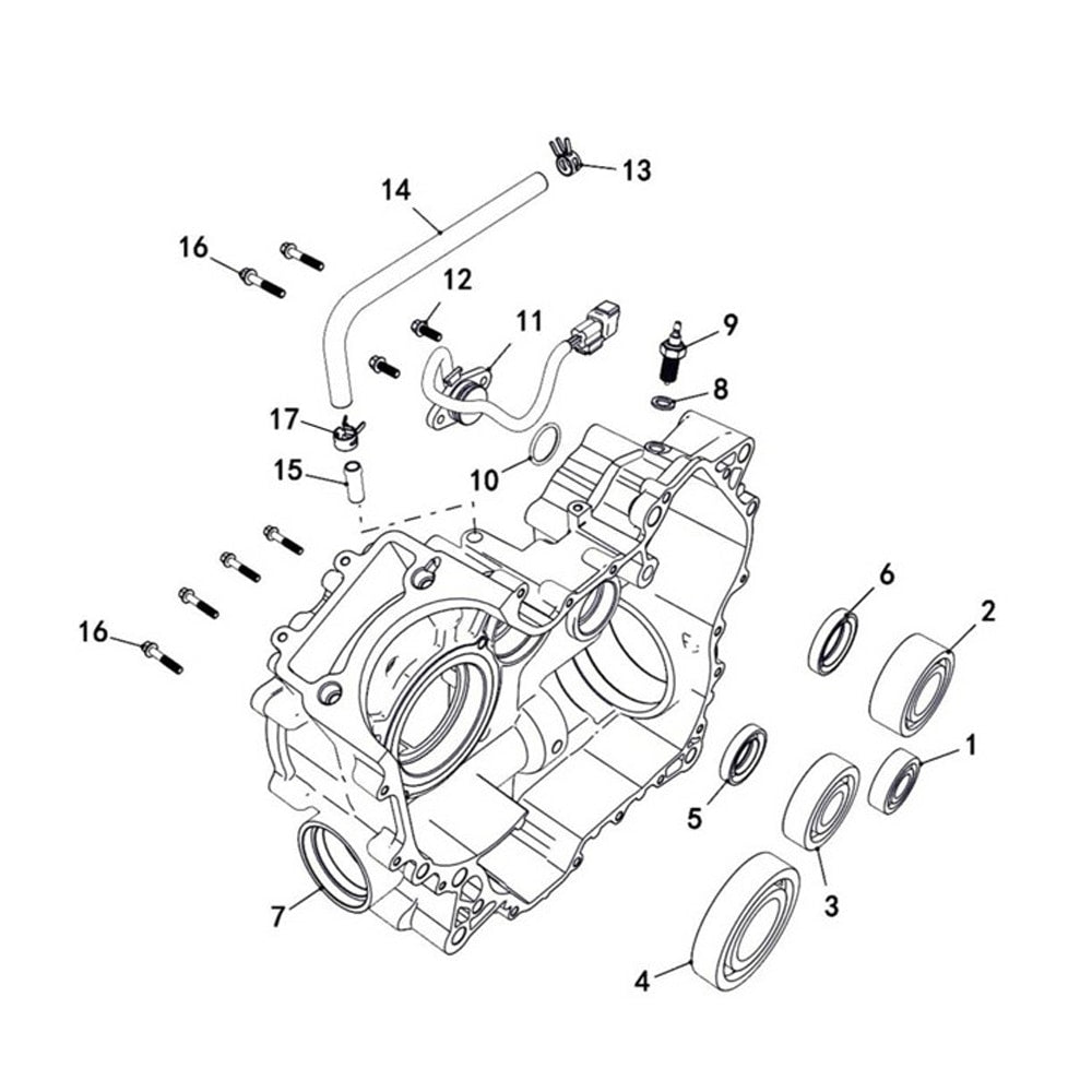 MSA 560 Right Crankcase