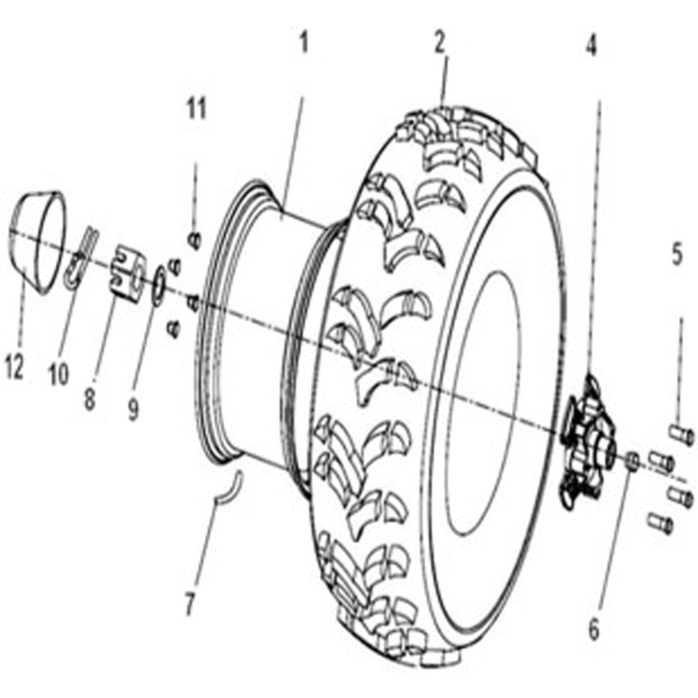 MSA 560 WHEEL FRONT