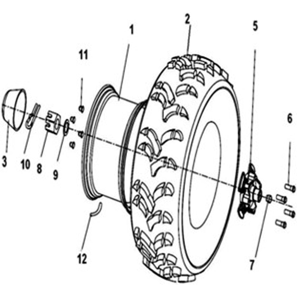 MSA 560 WHEEL REAR