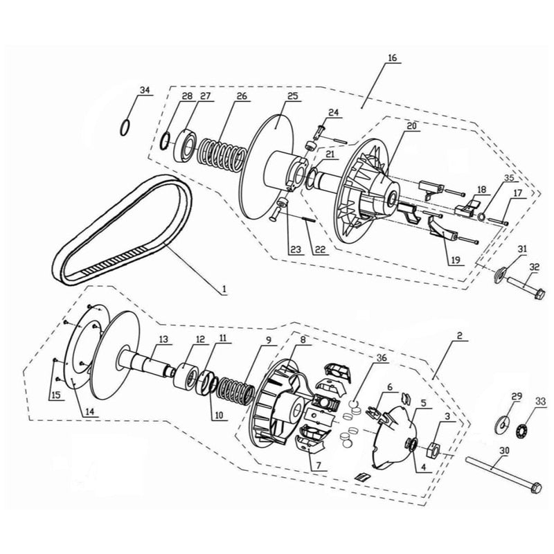 MSA 750 CLUTCH