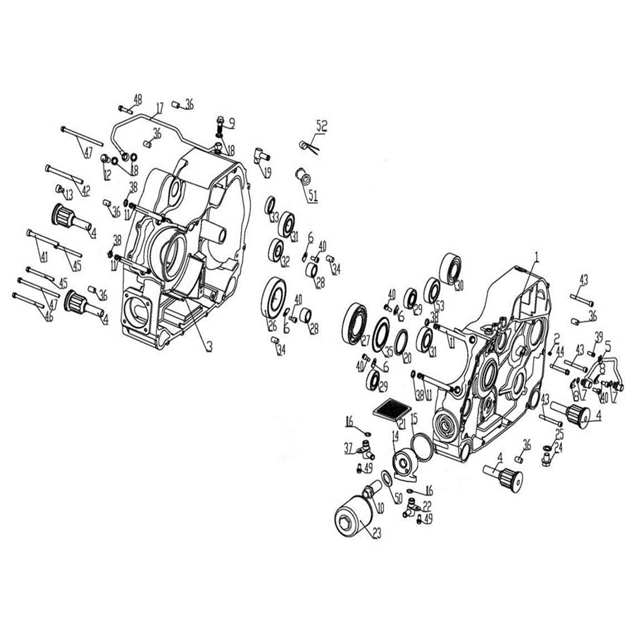 MSA 750 CRANKCASE