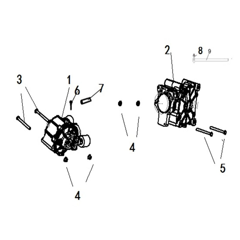 MSA 750 FRONT AND REAR GEAR BOX