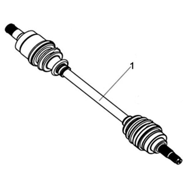 MSA 750 FRONT RIGHT DRIVE AXLE (FOR 4WD)