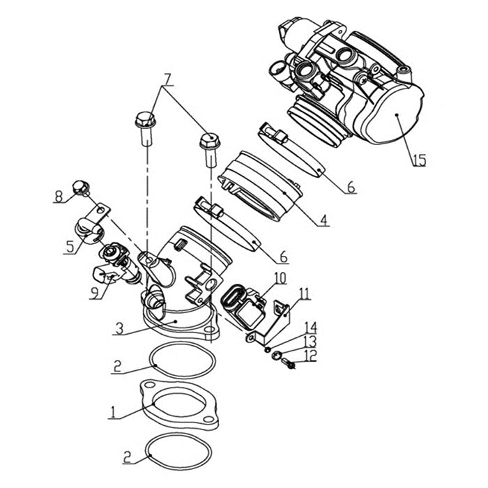 MSA 750 FUEL INJECTION ASSY