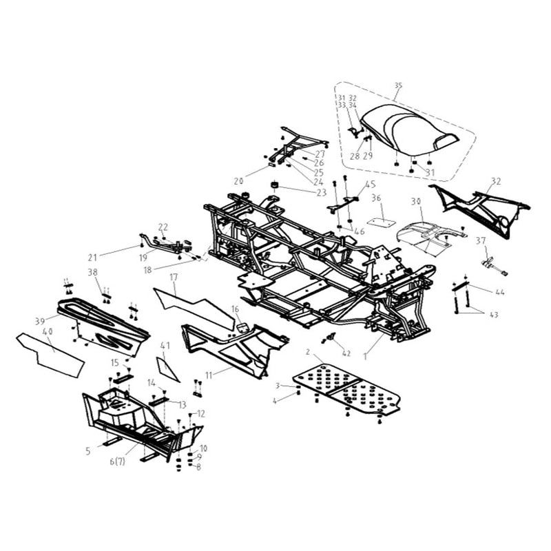MSA 750 MIDDLE FENDERS
