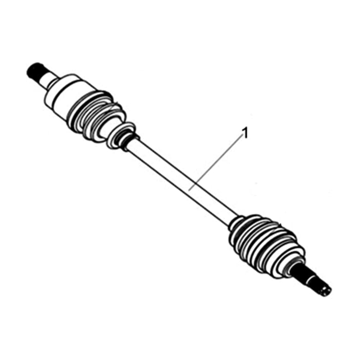 MSA 750 REAR LEFT DRIVE AXLE (XL)