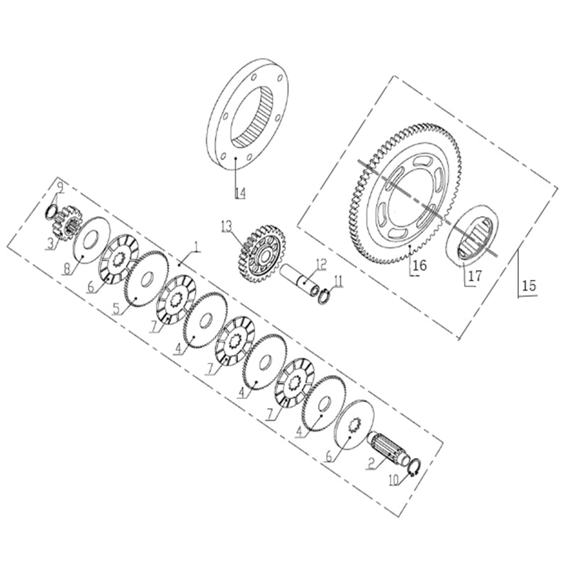 MSA 750 START SLOWDOWN ASSY