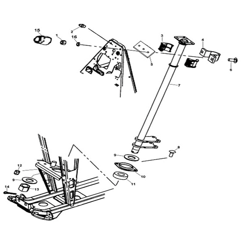 MSA 750 STEERING COLUMN