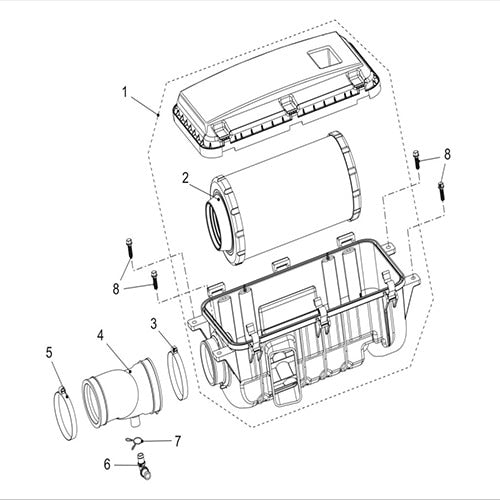 MSA 760 AIR CLEANER