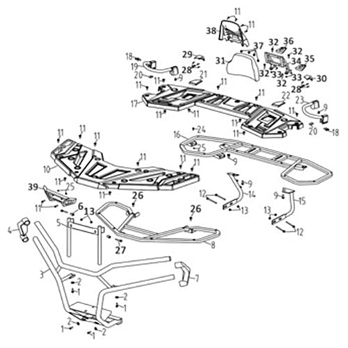 MSA 760 BUMPER & RACK