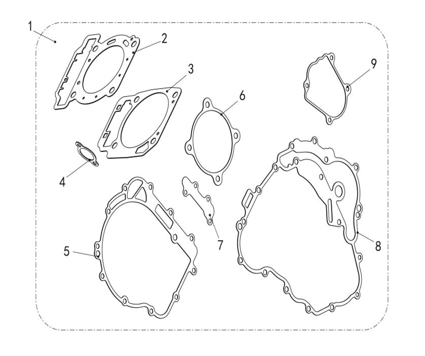 MSA 760 FRAGILE GASKET ASSY.