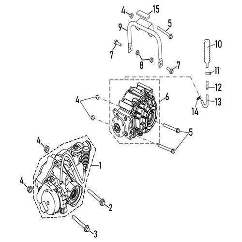 MSA 760 FRONT AND REAR GEAR-BOX