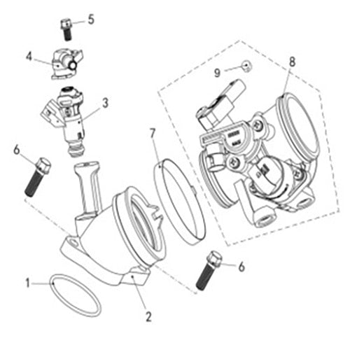 MSA 760 FUEL INJECTION ASSY