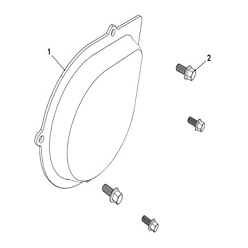 MSA 760 LEFT SIDE COVER