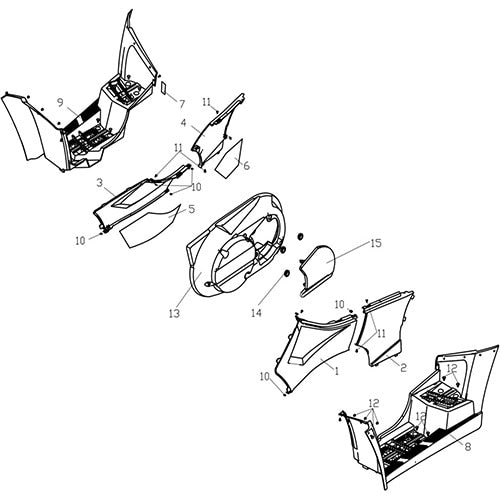 MSA 760 MIDDLE FENDERS (T3)