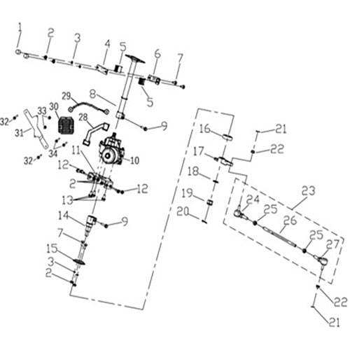MSA 760 STEERING COLUMN