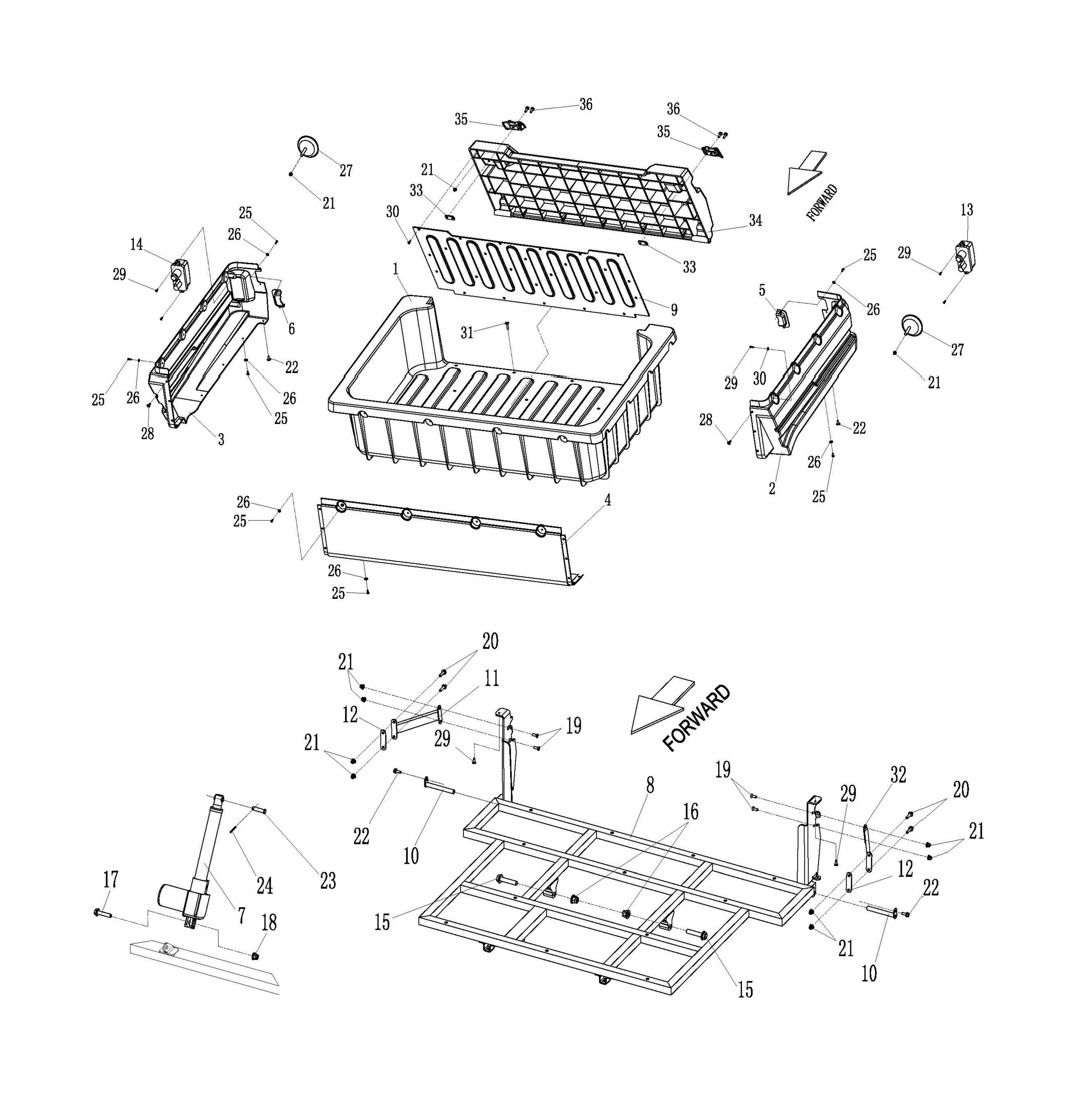 MSU850-5 - Car Box Assembly