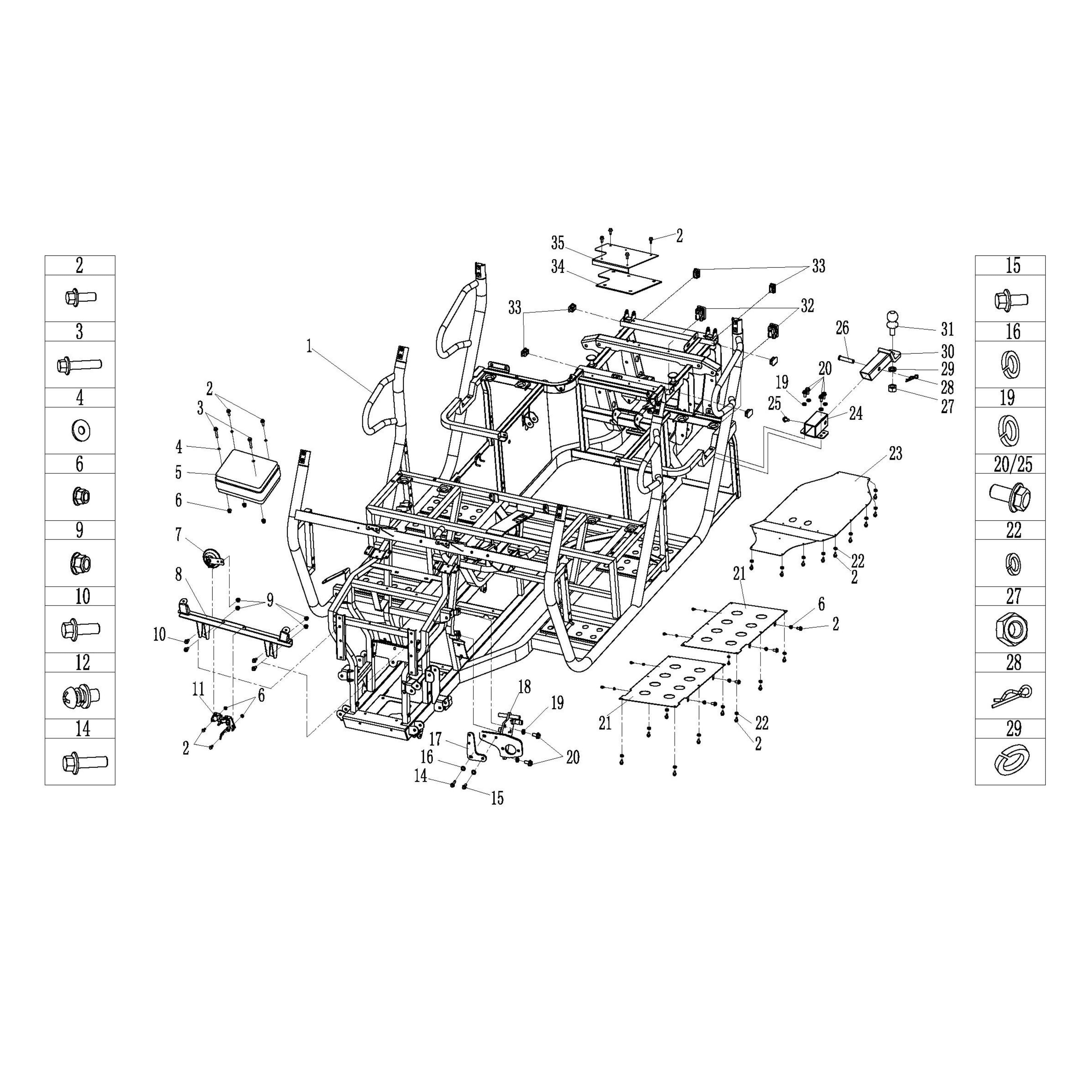 MSU850-5 - Frame and Accessories I