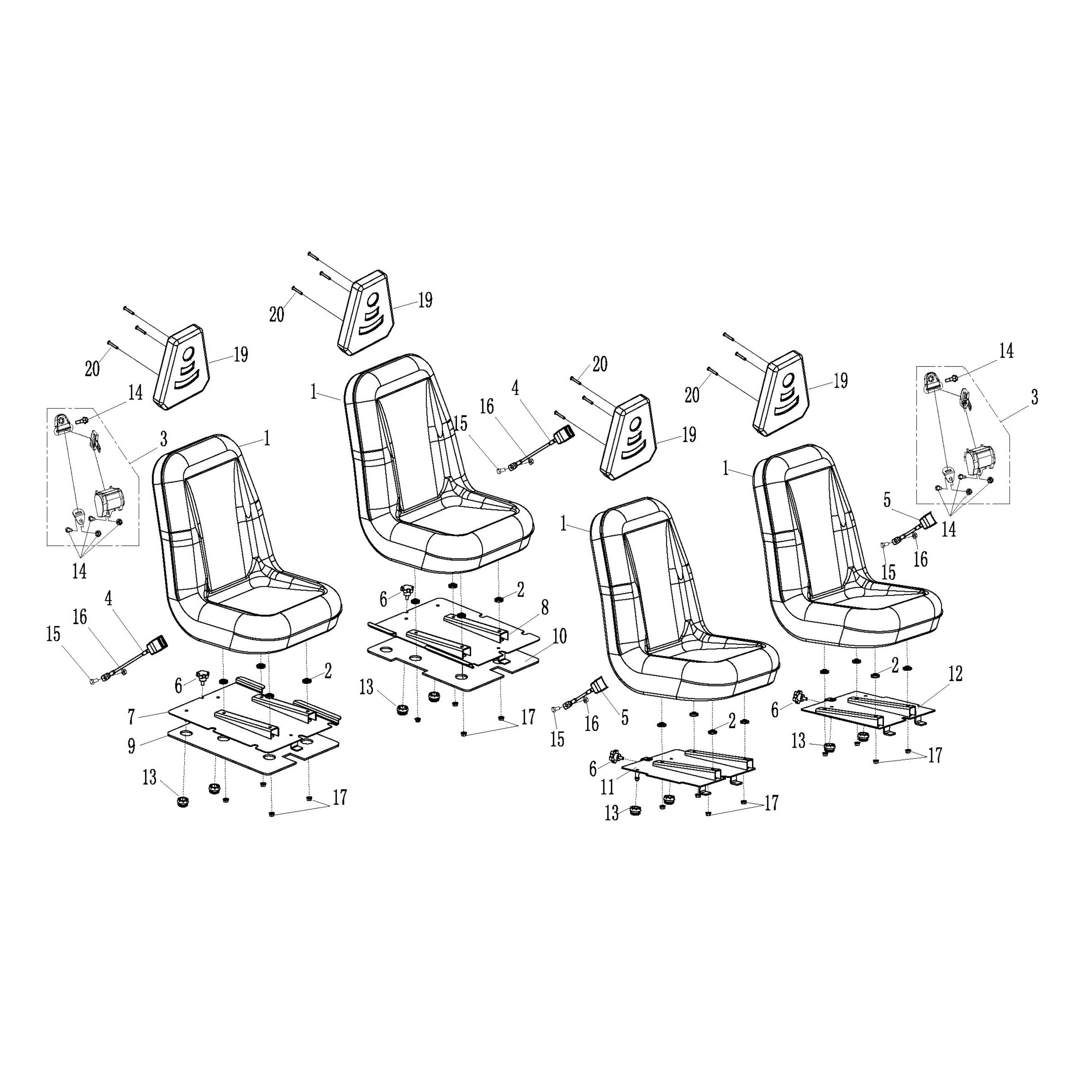MSU850-5 - Seats and Seat Belts