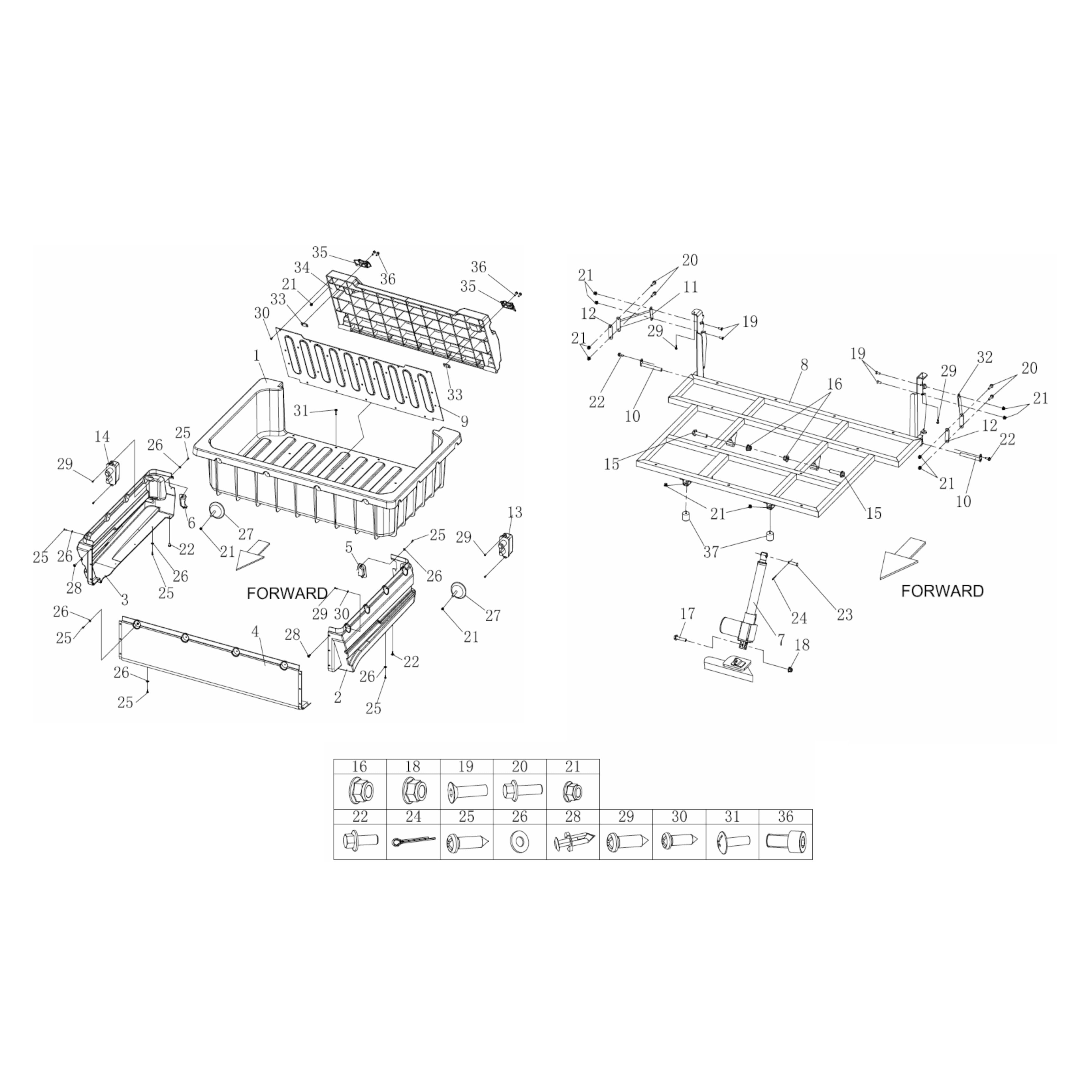 MSU850 Car Box Assembly