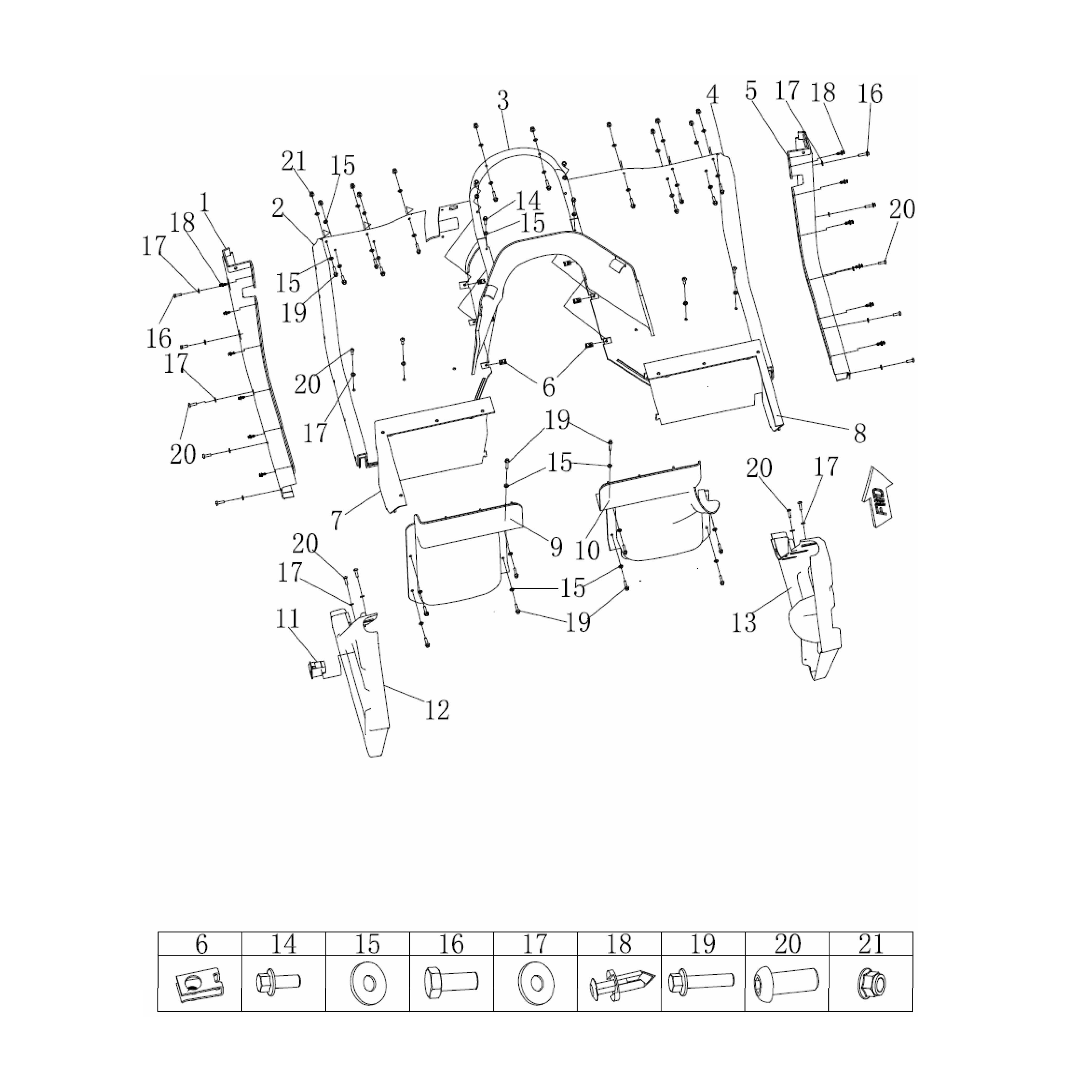 MSU850 Floor Assembly