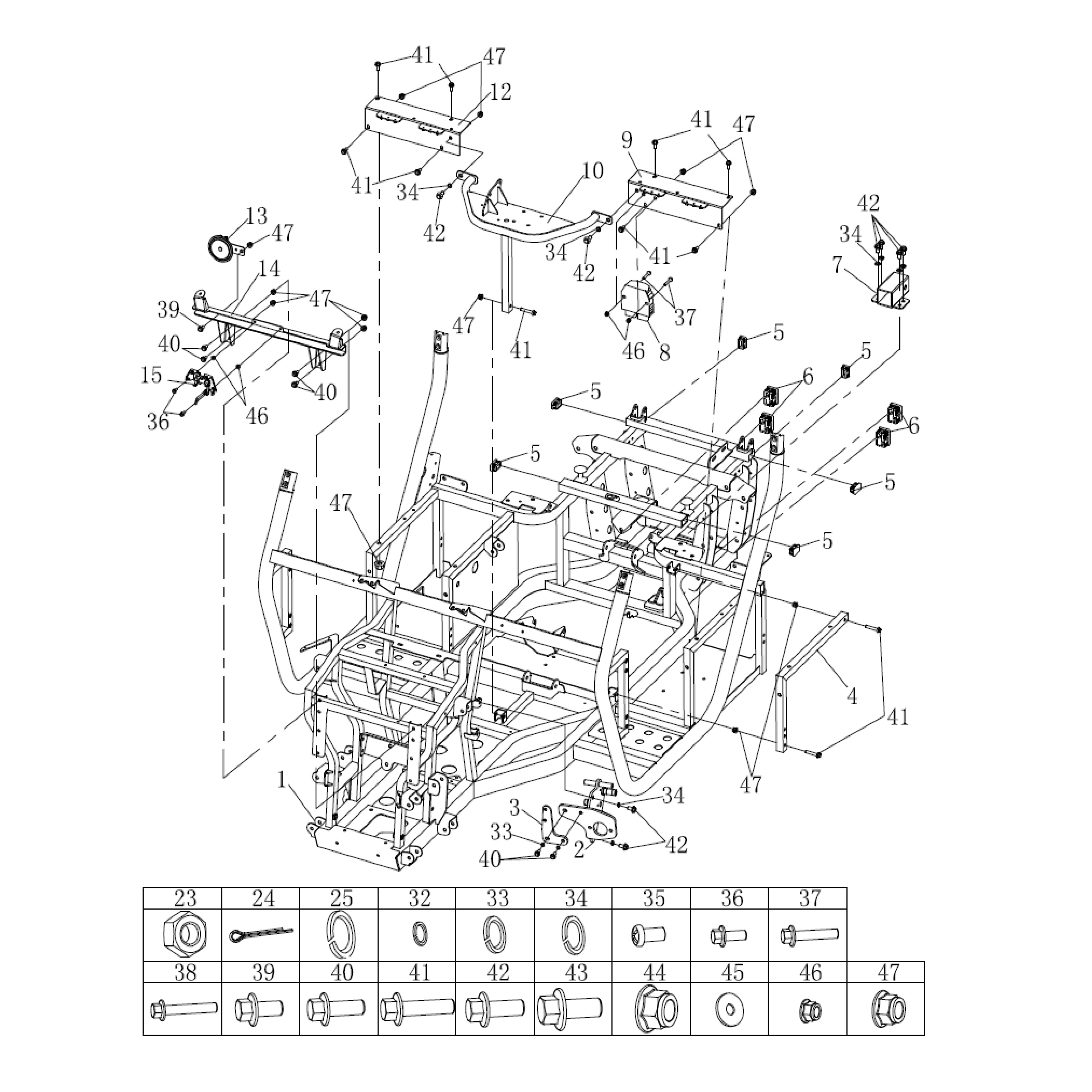 MSU850 Frame and Accessories 1