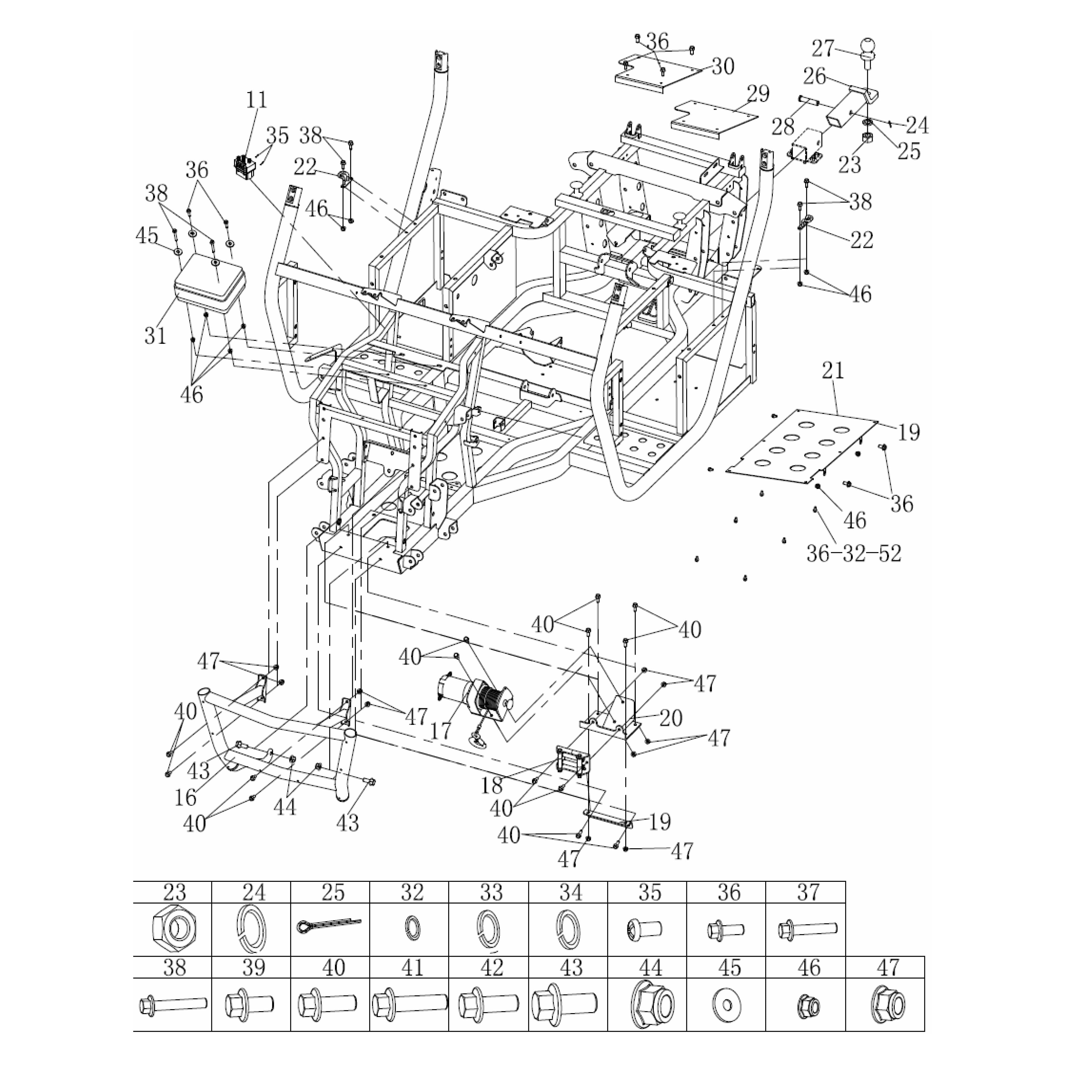 MSU850 Frame and Accessories 2