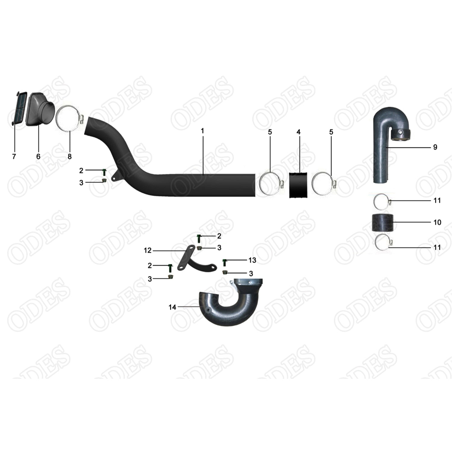 MSU 800-5 CVT INLET AND OUTLET SYSTEM