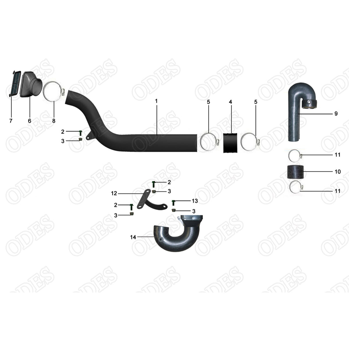 MSU 800-5 CVT INLET AND OUTLET SYSTEM