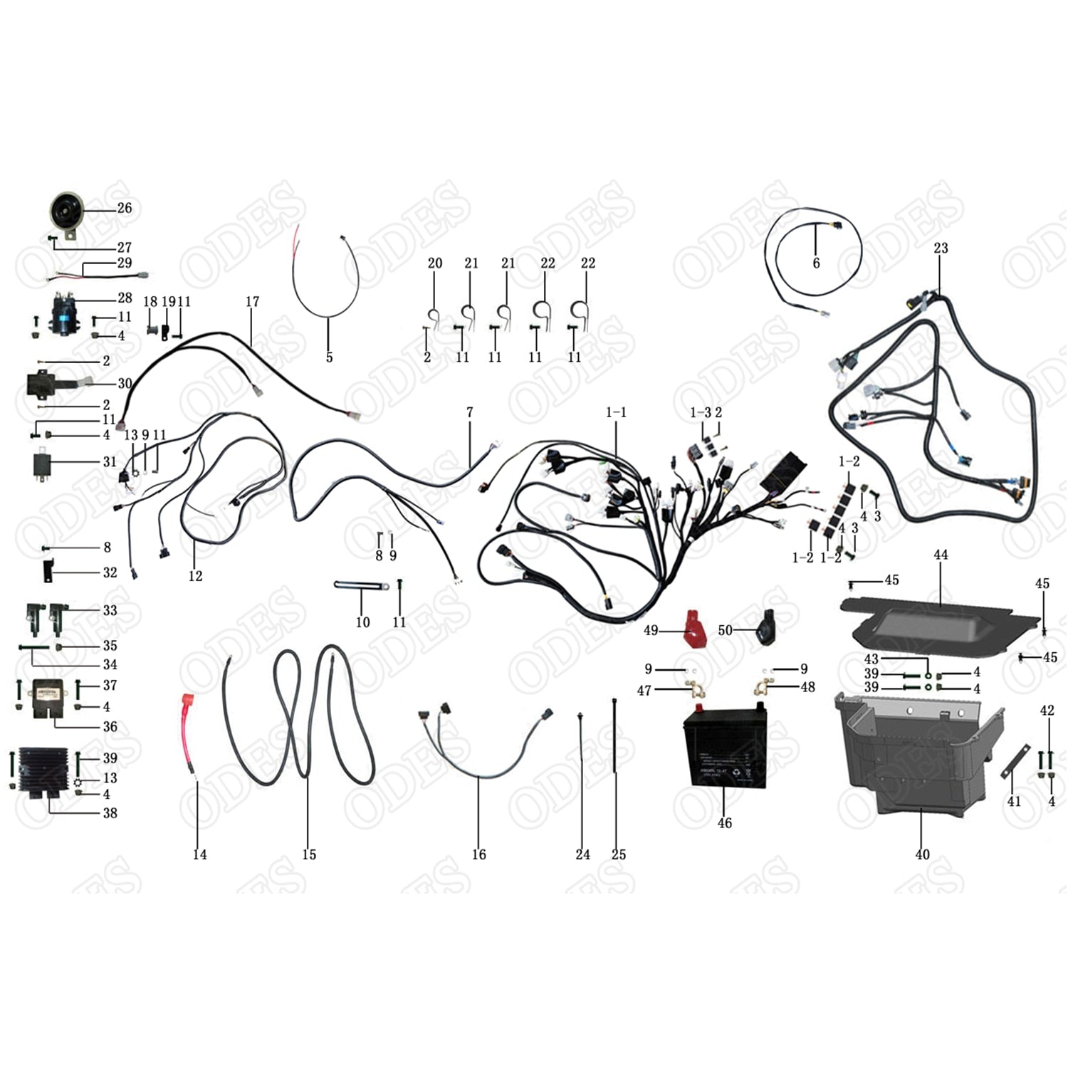 MSU 800-5 ELECTIRCAL SYSTEM (WITH BATTERY)