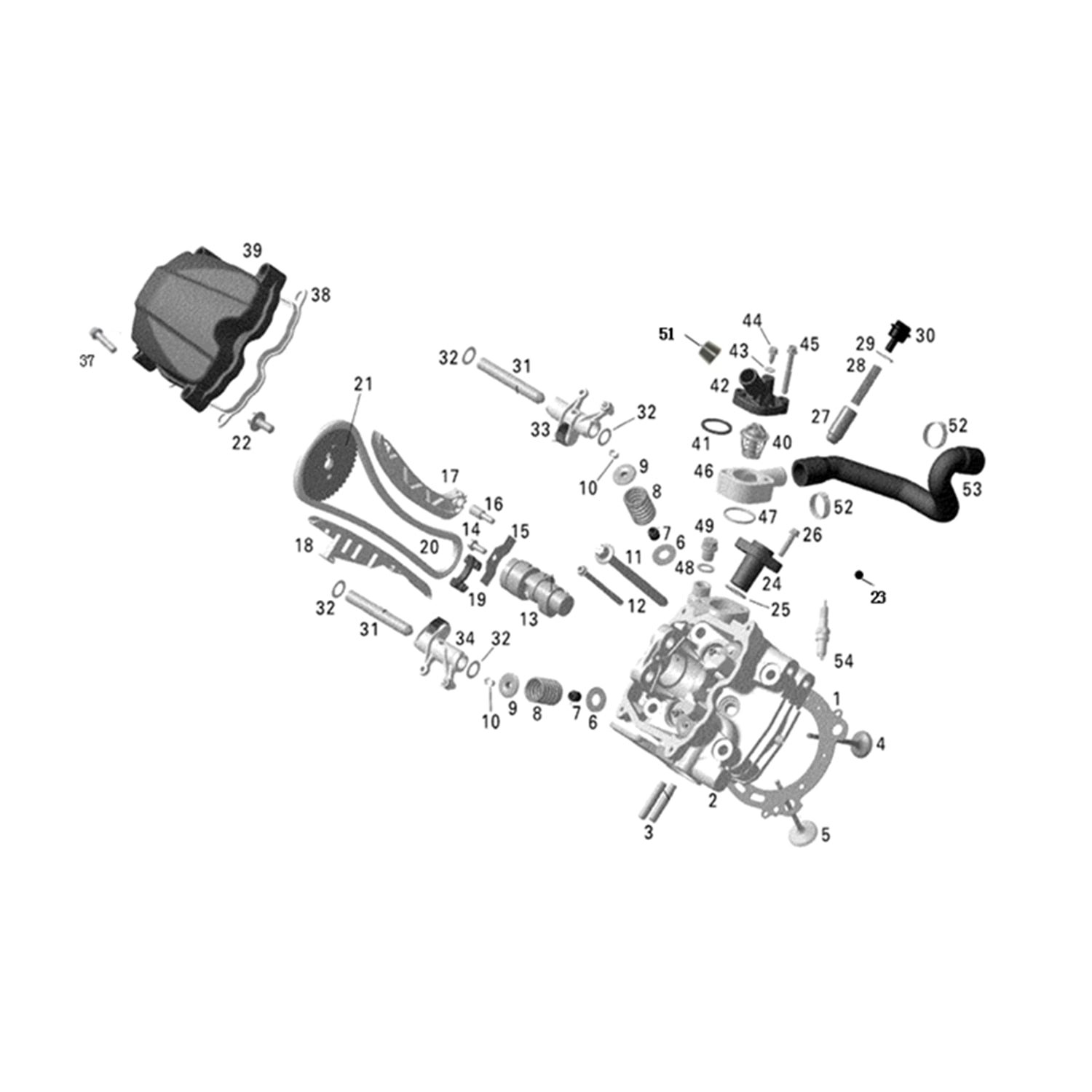 MSU 800-5 FIRST CYLINDER HEAD ASSY