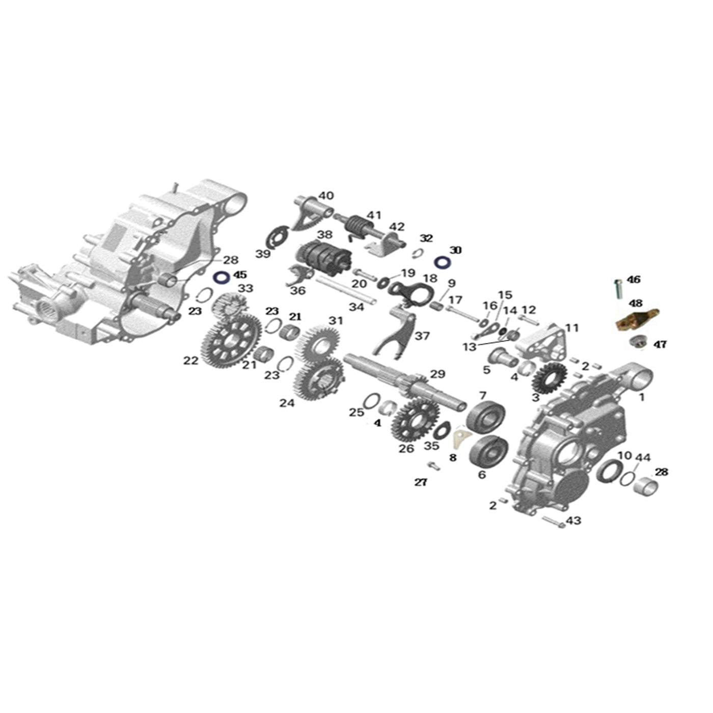 MSU 800-5 GEAR BOX 1