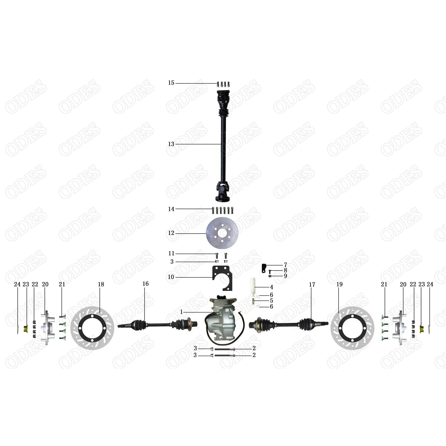 MSU 800-5 REAR DRIVE SYSTEM