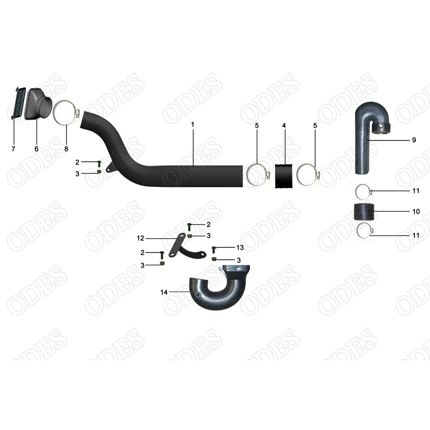 MSU 800 CVT INLET AND OUTLET SYSTEM