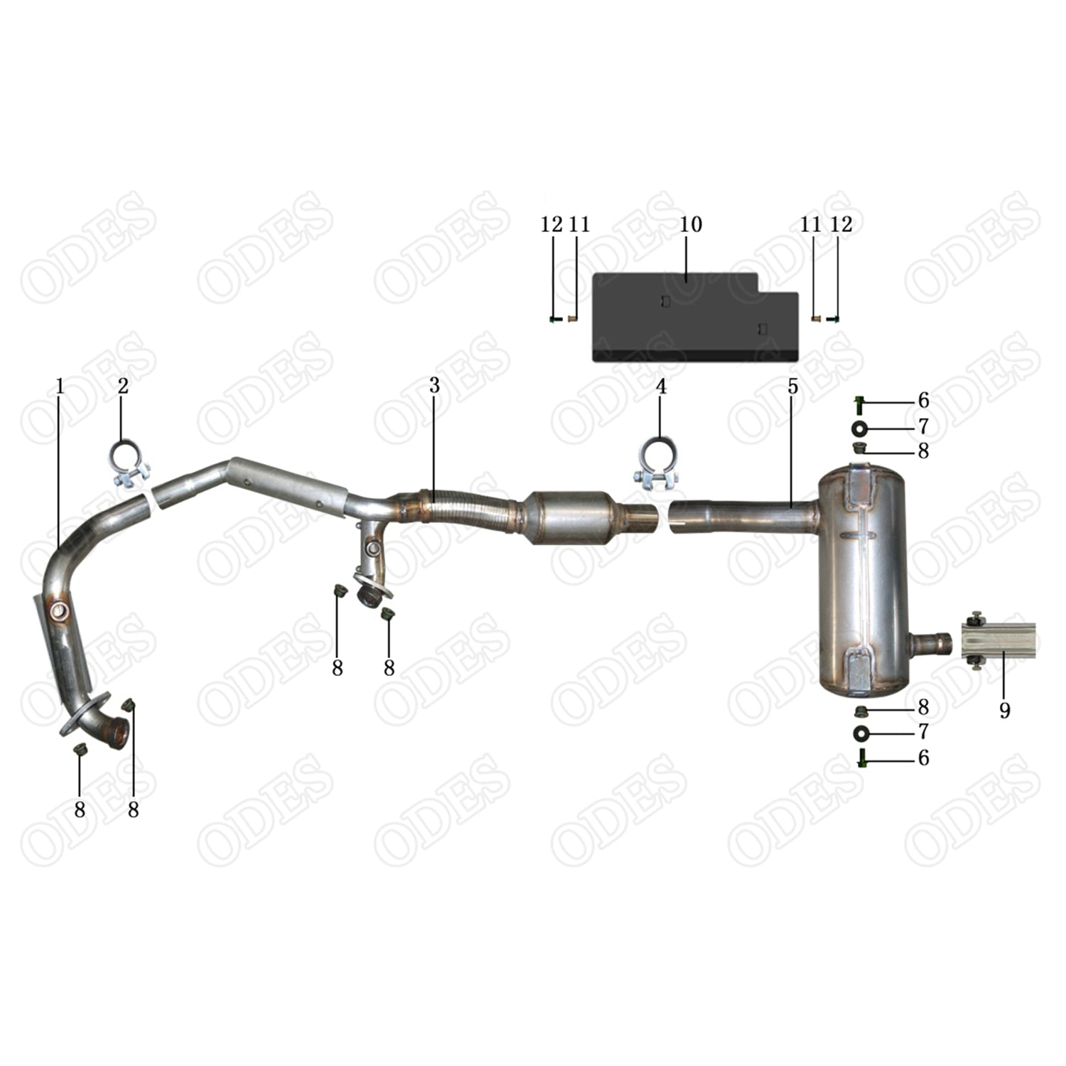 MSU 800 EXHAUST SYSTEM
