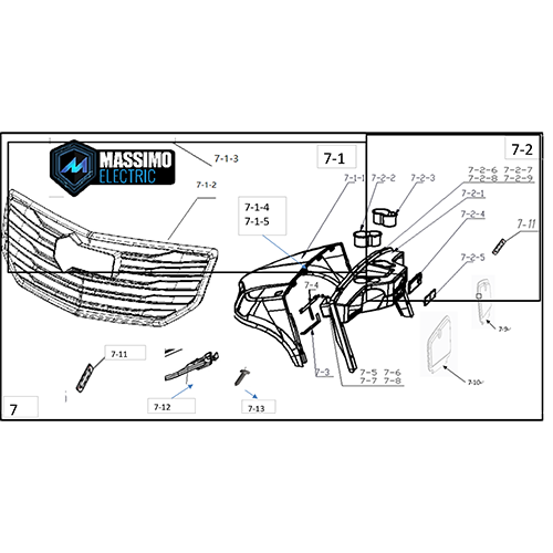 MVR2X Front body assembly
