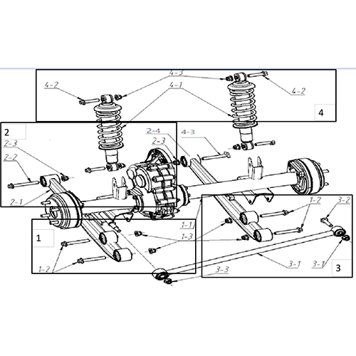 MVR2X Rear suspension