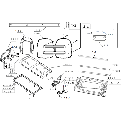 MVR2X Seats assembly