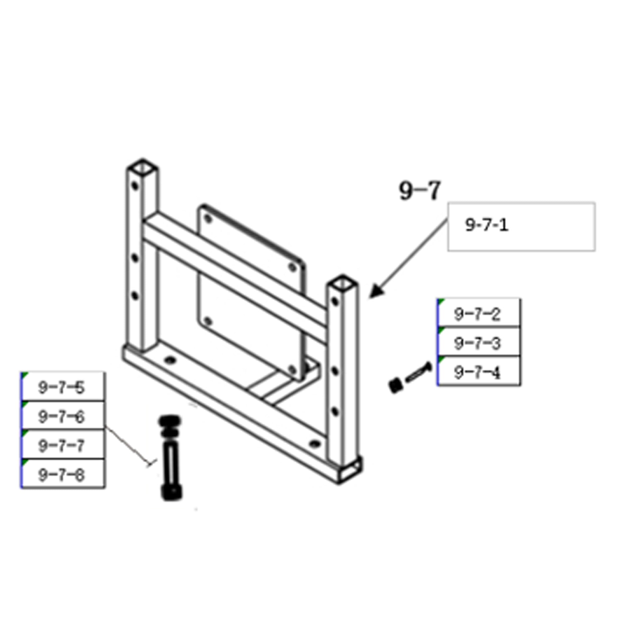 MVR Cargo Max Charger bracket assembly