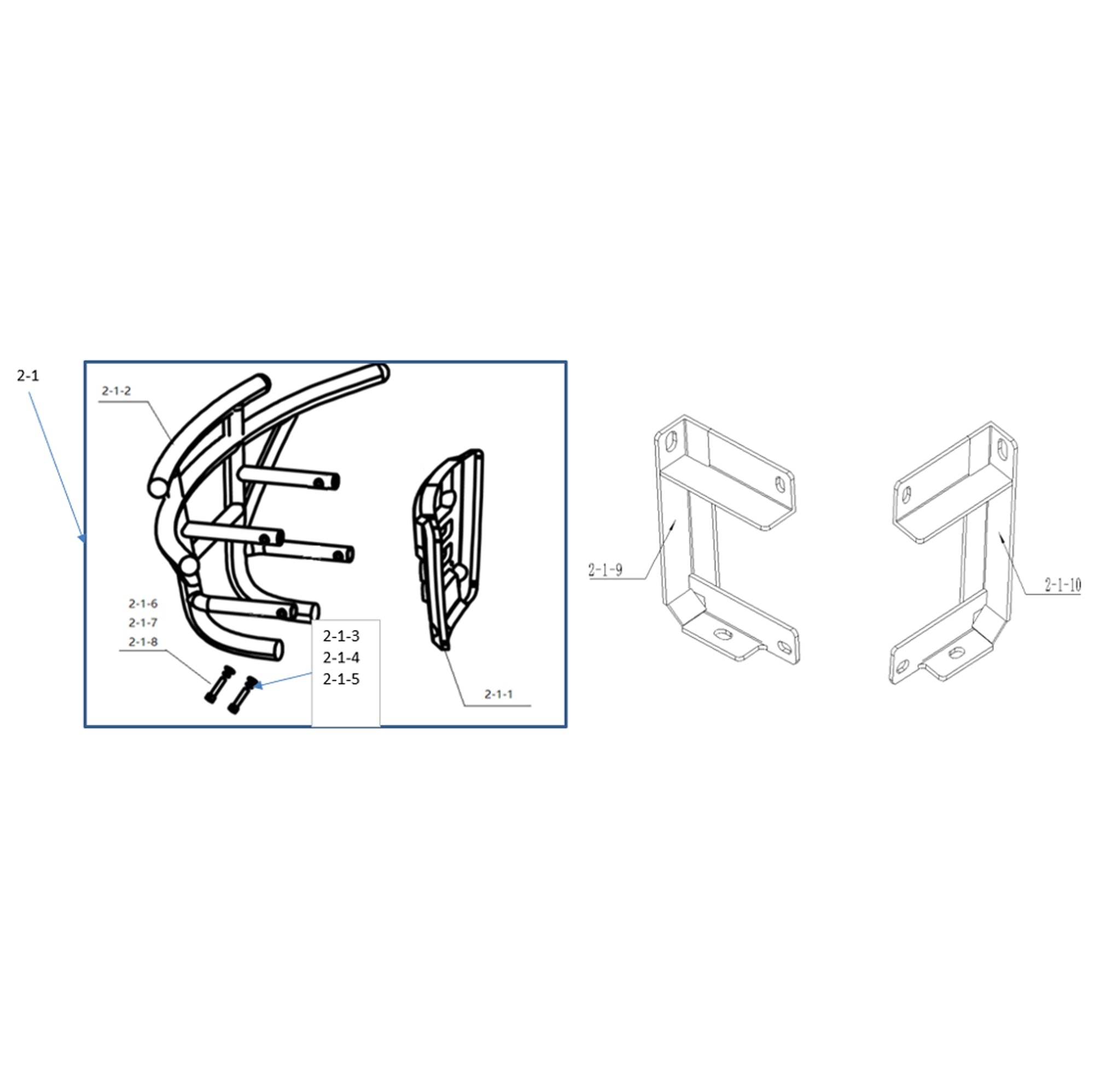 MVR Cargo Max Front guard assembly