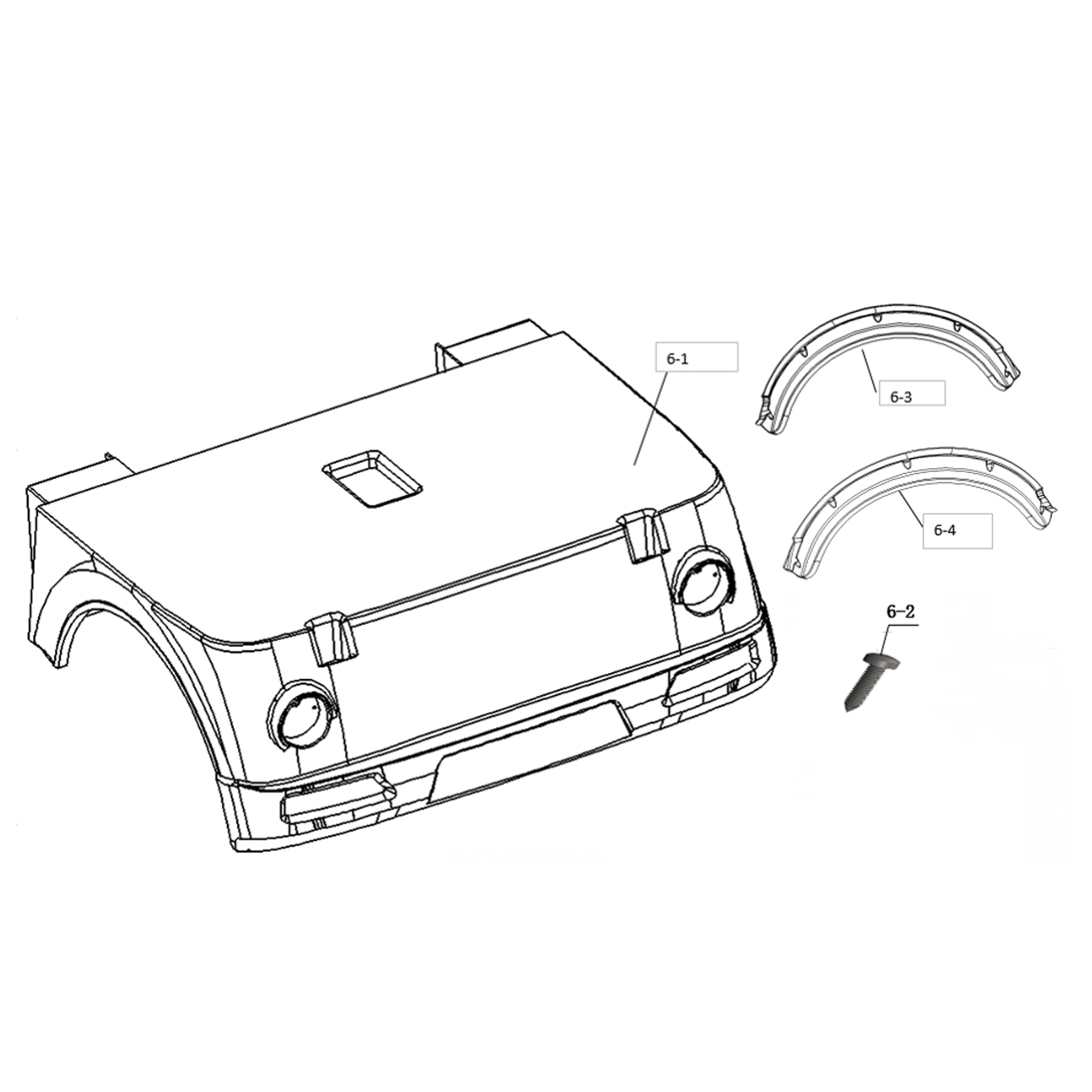 MVR Cargo Max Rear body assembly