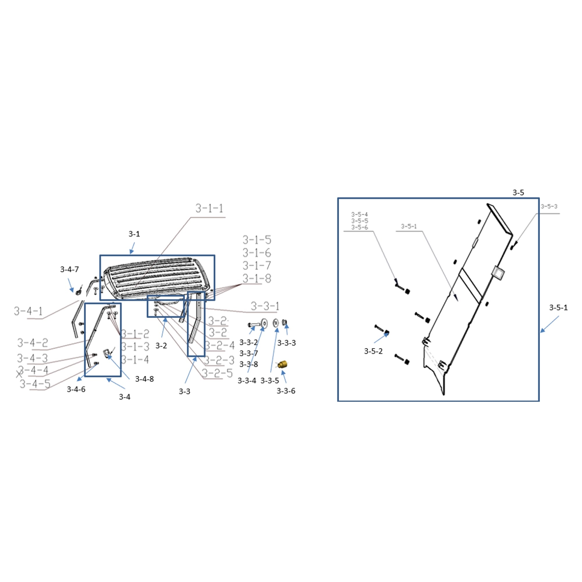 MVR Cargo Max Roof and mounting accessories