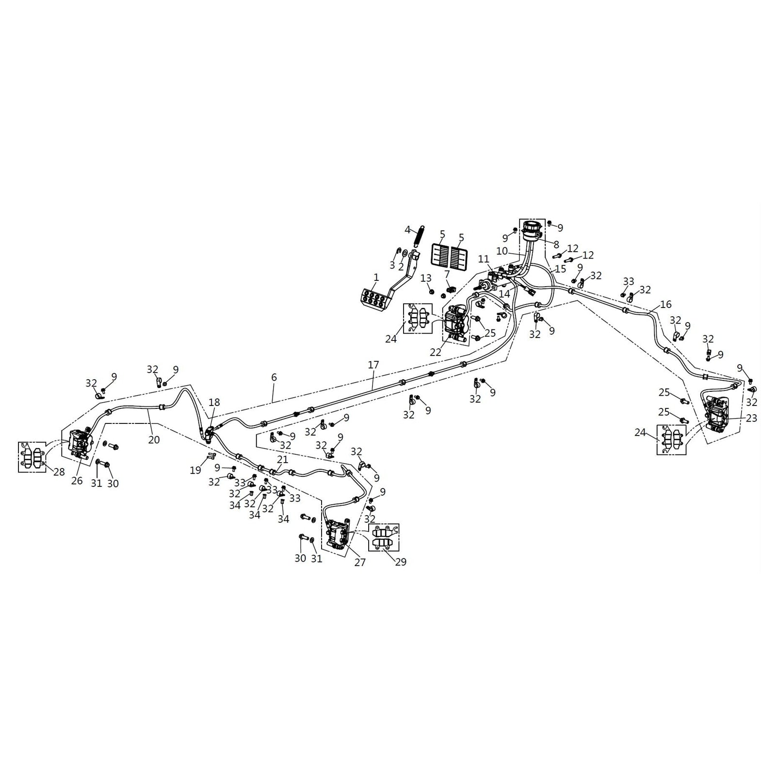 MXU 1000 BRAKING SYSTEM
