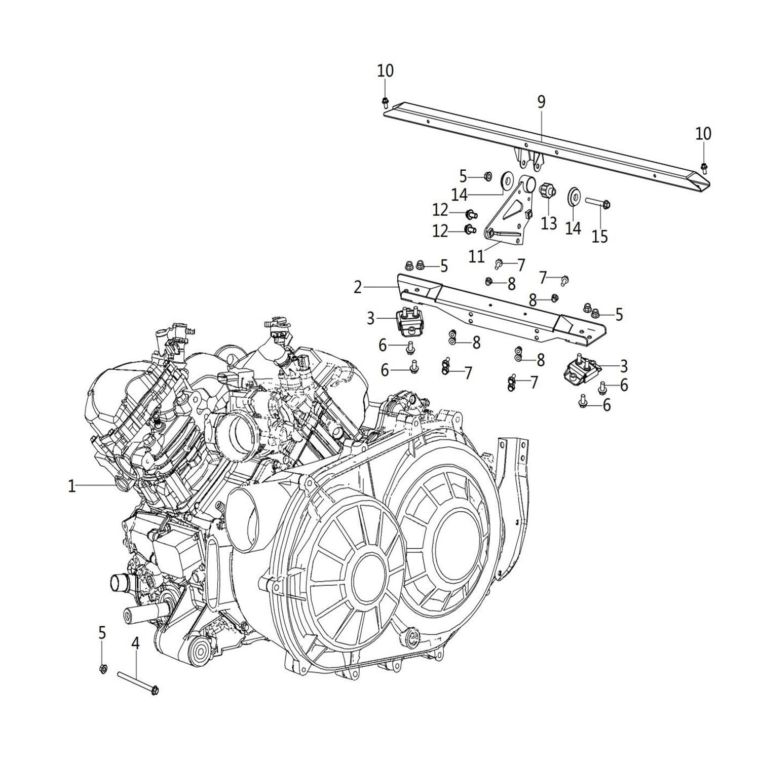 MXU 1000 ENGINE AND ACCESSORIES